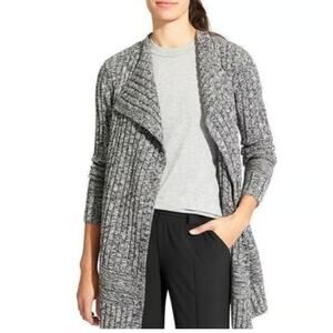 Athleta Ribbed Open Front Lagenlook Cardigan sz XS